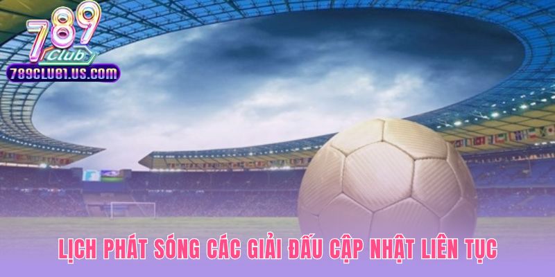 Lịch thi đấu bóng đá trực tiếp theo từng giải đấu riêng