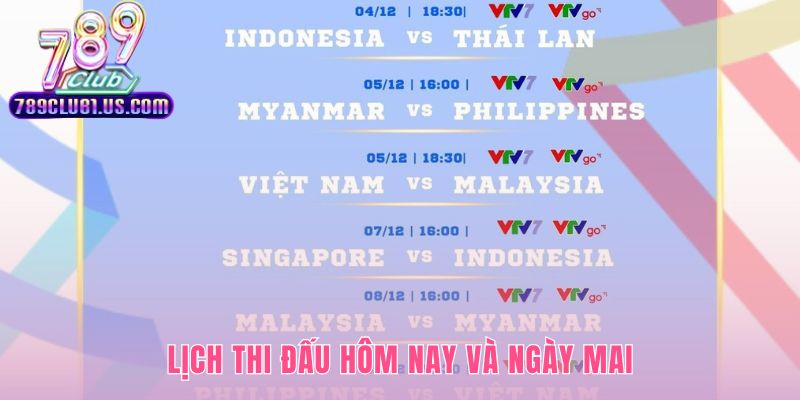 Lịch thi đấu bóng đá trực tiếp các trận cầu tâm điểm