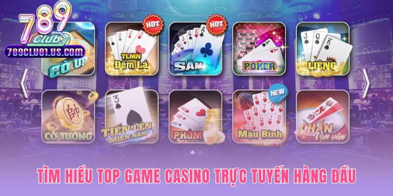 Bộ sưu tập quy tụ các game casino kinh điển hàng đầu